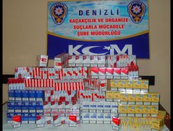 Denizli’de 2 Bin 170 Paket Kaçak Sigara