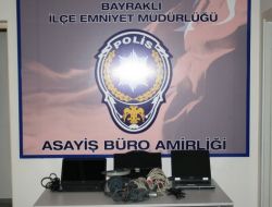 İş Hanından Hırsızlık Yapan 3 Kişiyi Parmak İzi Ele Verdi