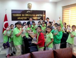 İlköğretim Öğrencileri, Dsi Gölüne Yavru Sazan Bıraktı