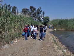 Gönüllüler Kuş Cenneti'nde Çevre Temizliği Yaptı