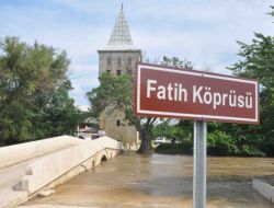 Tunca Nehri’nde Su Seviyesi Yükseliyor