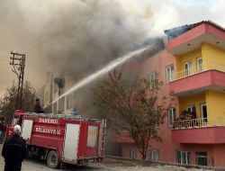 Darende'deki Yangında Maddi Hasar