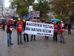 Elazığ'da  ABD Aleyhine  Gösteri Düzenlendi!