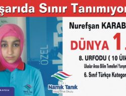 Namık Tanık Koleji, Uluslararası Yarışmada 8 Derece Elde Etti