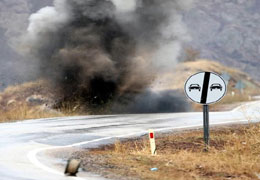 Yüksekova'da patlama