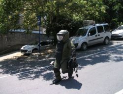 Başbakan'ın Geçiş Güzergahındaki Çanta Patlatıldı