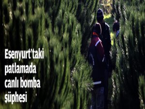 Patlamada canlı bomba şüphesi