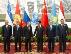 Şanghay İşbirliği Örgütü Ülkeleri Liderleri Aile Fotoğrafı Çekildi