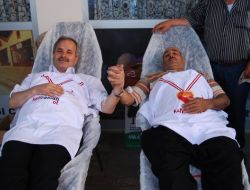 Kan Verme Kampanyasında, İlk Kanı Başkan Özgan Verdi