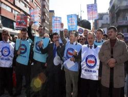 Zonguldak Memur-Sen Üyelerinden Protesto Eylemi