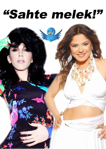 İki kadın popçu birbirine girdi!