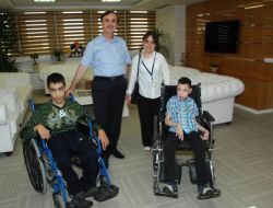 Spastik Özürlüler Derneğinden Başkan Keskin'e Ziyaret