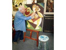 'Fırçasız Ressam'ın Eserleri Kanada'da Görücüye Çıkıyor