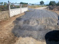 Antalya’da Hatıra Binaen Yol Asfaltlama İddiası