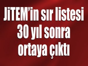 JİTEM'in A takımının belgesi ortaya çıktı