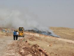 Gaziantep Büyükşehir Belediyesi’ne Bağlı Katı Atık Depolama Tesisi’nde Yangın