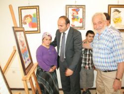 Engellilerin Eserleri Sergileniyor