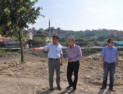 Belediye Başkanı Çimenoğlu, Köprü İnşaatını İnceledi