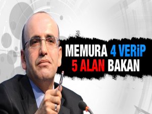 Memura 4 verip 5 aldılar!