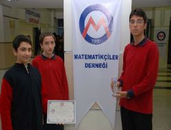 Özel Erkul Tunagür İlköğretim, Matematik Oyunlarında Türkiye Birincisi Oldu