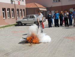 Sındırgı Devlet Hastanesi’nde Yangın Tatbikatı Yapıldı