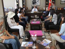 Kırgız Öğrencilerden Başkan Aksoy'a Ziyaret