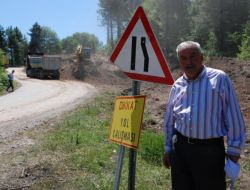 Gökçeler Bağlantı Yolu Genişletiliyor