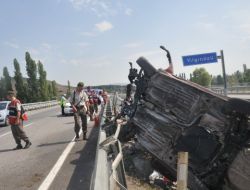 Çocuklarının Yanına Tatile Giden Çift, Kazada Hayatını Kaybetti