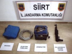 Siirt’te Terör Örgütüne Ait Mühimmat Ve Yaşam Malzemesi