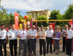 Göksun'da Dudayev Çocuk Parkı Açıldı