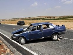 Midyat’ta Trafik Kazası: 1 Ağır Yaralı