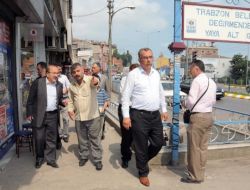 Trabzon Belediye Başkanı, Değirmendere Mahallesi’nde İncelemelerde Bulundu
