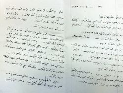 Ali Fuat Cebesoy'un Atatürk'e Yazdığı Mektup