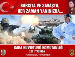 Kara Kuvvetleri 2221’ni Yaşını Kutluyor
