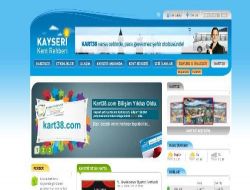 Kayseri'nin Sanal Sitesi 'kart38'e Birincilik Ödülü