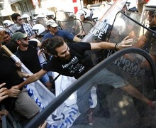 Bahçeli'ye Selanik'te protesto