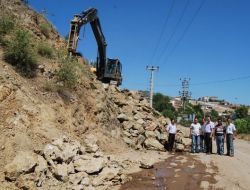 Sındırgı’da Yol Genişletme Çalışmaları Başladı