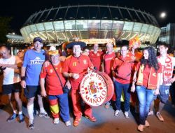 KİEV’DE İSPANYA TARAFTARI GÜLDÜ