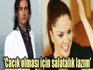 İzel: 'Cacık olması için salatalık lazım'