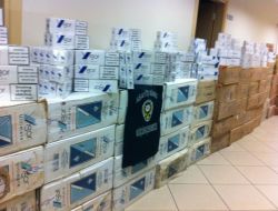 160 Bin Tl Değerinde Kaçak Sigara Ele Geçirildi