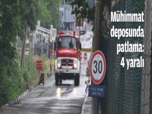 Mühimmat Deposunda Patlama