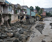 Samsun'u yine sel vurdu!
