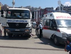 Yaşlı Kadın Harç Kamyonunun Altında Can Verdi