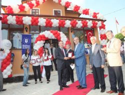 7 Yıl Önce Alevlere Teslim Olan Köy Konağının Yerine Yenisi Yapıldı