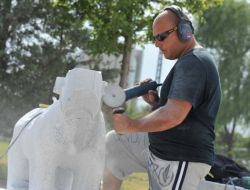 Altındağ'da 2. Ulusal Taş Heykel Sempozyumu Devam Ediyor