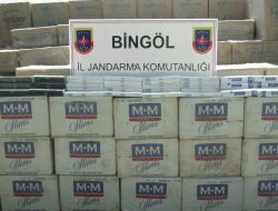 Bingöl'de Kaçak Sigara Operasyonu