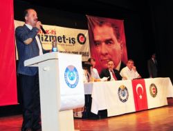 Hak-iş Genel Başkanı Arslan'dan, Belediye Başkanı Akgül'e Teşekkür