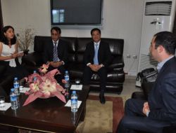 Çin Uygur Karamay Heyetinden Batman Belediyesi'ne Ziyaret