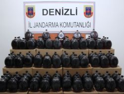 Denizli’de 500 Matara Kaçak Şarap