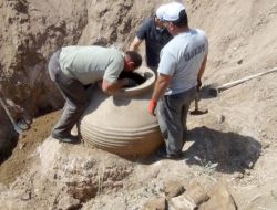 Elmadağ'da Tarihi Küp Bulundu